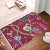 Carpets Tree Of Life With Bird Antique Persian Rug Doormat Anti-Slip Entrance Bathroom Door Floor Mats Floral Ethnic Vintage Carpet