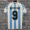 1978 1986 1998 Argentina Retro Soccer Jersey Maradona 1996 2000 2001 06 10 Kempes Batistuta Riquelme Higuain Kun Aguero Caniggia Aimar Long Maniche camicie da calcio