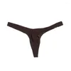 Underpants 10pcs/Lot uomini slips sexy biancheria intima perizoni bikini perizoma femminerie gays a bassa vita mini mutandine fetish di seta di ghiaccio