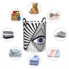 Laundry Bags Evil Eye Good Luck Charm Energy Triangle Hamper Large Clothes Storage Basket Amulet Toy Bin Organizer For Kids