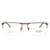 Sunglasses Frames Classic Simple Half Rim Rectangle Spectacle Frame With Spring Hinge For Men Women 5078