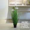 Decorative Flowers Large Simulation Potted Plants Nordic Artificial Indoor Ground Green Fake Dog Tail Onion Grass Bonsai