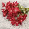 Decorative Flowers 60cm Large Silk Artificial Flower Blue Flame Fake Plants Home Christmas Wedding Bouquet Decoration Po Props Wholesale