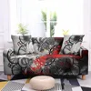 Couvre-chaise 3D Mandala Elastic Sofa Cover Living Room Bohemian en forme de L deux places décoration