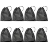 Sac à linge 8 pcs Small Mesh Sac Rangement à cordon Net Fitness Polyester Ball pour sport