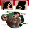 Weighted Stuffed Animal Plushie Cute Pillow Animals Tummy Plush Toy Soft For Kids Hug Bear Doll 240325