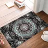 Carpetti India Mandala Bath Mat Sri Yantra tradizionale Hindi Sacra Geometria Presentazione della cucina A ingresso Tappeto Tappeto Hom Hom