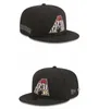 2024 Arizon "Diamondbacks" Baseball Snapback Sun Caps Champions World Series Men Women Football Chapeaux Snapback Strapback Hip Hop Sports Hat Mix Order A1