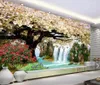 Fonds d'écran Cherry Blossom Wallpaper Decoration Mural Papiers muraux pour murs HD PO S Contact Paper Floral Decor