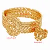 WDZUIAI Luxury Watch Shape Bracelet Ring Sets Dubai Gold Color Can Open Bangle African Spain Women Bridal Wedding Jewelry Gifts 240401