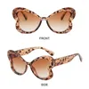 Sonnenbrille Gradient Butterfly Trendy Candy Farbe UV400 Ladies Party Brillen farbenfrohe Farbtöne