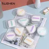 Storage Bottles 1Pcs Portable Puff Box Case Anti Pollution Dustproof Powder Container Transparent Carrying For Home Use