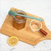 Löffel Kleine Handform Honiglöffel Holz für Gläser umweltfreundliche Langgänge Mixing Stick Dessert-Werkzeuge umweltfreundlich
