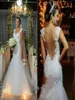 Vestidos de noiva de sereia de renda de luxo clássicos, inbal dror, vestidos de noiva sexy sem costas apliques de miçangas capela trem vestidos de 5021285