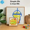 Picube Gan Mosaic Cubes 6x6 Diy Puzzle Magic Cube Magnetic 10x10 Creative Cube Mosaic Decorative Paintings Toys for Children 240326