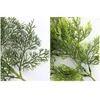 Decoratieve bloemen Simulatie Pine Branch Plastic kunstmatige groene planten stekken Kerst Tree Decoratie accessoire Xmas Party Garden Home