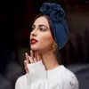 Abbigliamento etnico francese cappello turbante vintage moda femmina bandana fascia da donna copritura per capelli da donna la donna avvolge il cofano musulmano