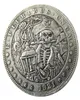 HB16 Hobo Morgan Dollar Skull Zombie Skeleton Copys Coins Ornamentos de artesanato de latão Acessórios para decoração de casa6510201