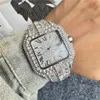 Ontwerper Kajias Nieuwe volledige diamanten stalen band dameskwarts horloge yc079