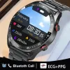 Zegarki ECG+PPG Smart Watch Bluetooth Call Health Monitorowanie Smartwatch Sports Fitness Tracker Wodoodporny wielofunkcyjne zegarki dla mężczyzn