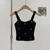 Женские танки Женщины шикарные черные бархатные майки Slim Base Sexy Corean Fashion Braps raps Tops Summer