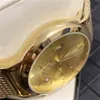 Luxusgold Uhren Herren Watch Quarzdurchmesser Bewegung Vollfunktion Watch Alle Wählscheiben -Displaykalender Fashion Watch