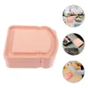 Plates Sandwich Boxes Portable Lunch Box Toast Leakage-proof Bread For Picnic