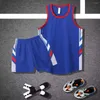 Men's Tracksuits Set Multicolor Basketball Primary Game Team Short Sleeve Uniform Training Vest And Shorts
