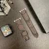 Luxurys Smart Watch Strap for Apple iWatch 9 8 7 6 5 4 3 2 Ultra Se Letter Designer Bracelet Replacement Belt Wrist Band Watchband 38mm 40mm 41mm 42mm 44mm 45mm 49mm