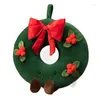 Decorative Figurines Christmas Plush Pillow Stuffed Chocolate Cookie House Shape Decor Cushion Cute Funny Xmas Tree Party Doll