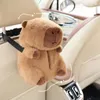 Bolsas de armazenamento Kawaii Capybara Box Box Car Backseat Backseat pendurado cartoon guardana