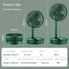 Adjustable Mini Charging Fan Handheld Silent Cooling Fan Air Cooler Three-speed Desktop Portable USB Office Bedroom 240403