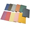 Enveloppe cadeau 20pcs mini-enveloppe colorée en carton épais en carton de papier pliable enveloppes de papier de boucle auto-verrouillage de la carte de boucle de boucle