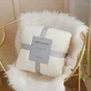 Couvertures bébé couverture enveloppe de blé de flanelle jet de la literie de chambre à coucher à la chambre pour enfants à corail ordinaire
