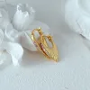 Pierścienie Canner 925 Sterling Srebrny Kolorowe kolczyki z zapieką cyrkonową dla kobiet 18K Gold Ins Fine Jewelry do imprezowego prezentu zaręczynowego