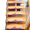 Tapetes pvc não deslizamento de escada de escada infantil escada de escada de pedal decoração de tapete auto-adesivo