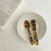 Conjuntos de utensílios de jantar ins estilo colorido de acrílico de acrílico creme de café Caviar agitação colheres de colheres de colheres de colheres de chá de colher de mesa