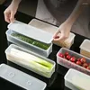収納ボトル長い麺の鮮明な箱キッチンアイテムのための便利なものヌードル空気密着容器食品プラスチック整理箱