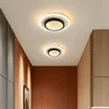 천장 조명 검은 색 LED 조명 복도 통로 거실 DIMMABLE 3000K-6500K 용 라운드 램프