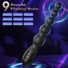Butt Plug Anal Beads Vibrator for Women Men Prostate Massager Balls Silicone Masturbator With LED Screen 240320