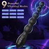 Plug Plug anal perles vibrateur pour femmes hommes hommes masseurs de la prostate balles masturbatrice en silicone avec écran LED 240320