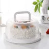 Storage Bottles Cupcake Carrier Round 7-Slot Cake W/ Handle & Lid For Pies Cakes Portable Container