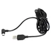 Billaddning krökt mini / mikro USB -kabel för bil DVR -kameravideoinspelare / GPS / pad / mobil, kabellängd 3,5 m (11,48ft)