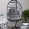 Kissen Sorra Home Egg Chair - 44 in x 27 4 Holzkohle