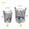 Laundry Bags Evil Eye Good Luck Charm Energy Triangle Hamper Large Clothes Storage Basket Amulet Toy Bin Organizer For Kids