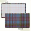 Tableau à table rectangulaire imperméable moderne moderne tartan Plaid Cover Geométrique Gingham de 4ft Couche pour pique-nique