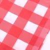 Table Cloth Disposable Thickening Red Checkered Tablecloth Party Weddings Home Decoration