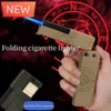 Neue zusammenklappbare Pistolenform Zigarette Hülle iatable leichtere Out