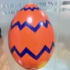 24 inç şişirilebilir Paskalya Yumurta Balonu PVC Dekorasyon Şişme Topu Dış Mekan Paskalya Yard Dekorasyon Partisi Bahçe Çim Kartal Hakarat 240322