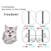 Cat dragers deur plastic met deuren Pet Kit Flap Dog Kleine honden Lock Way Security 4 Kitten Gate Big Cats